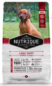 NUTRIQUE PERRO  LARGE PUPPY  X 15 KG 